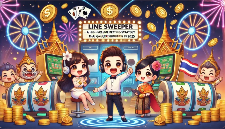 ตารางวางเดิมพันแบบกระจายทุนของกลยุทธ์ Line Sweeper