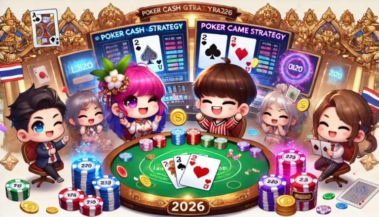 โต๊ะโป๊กเกอร์เงินสดแบบออนไลน์พร้อมผู้เล่นหลายคนในปี 2026